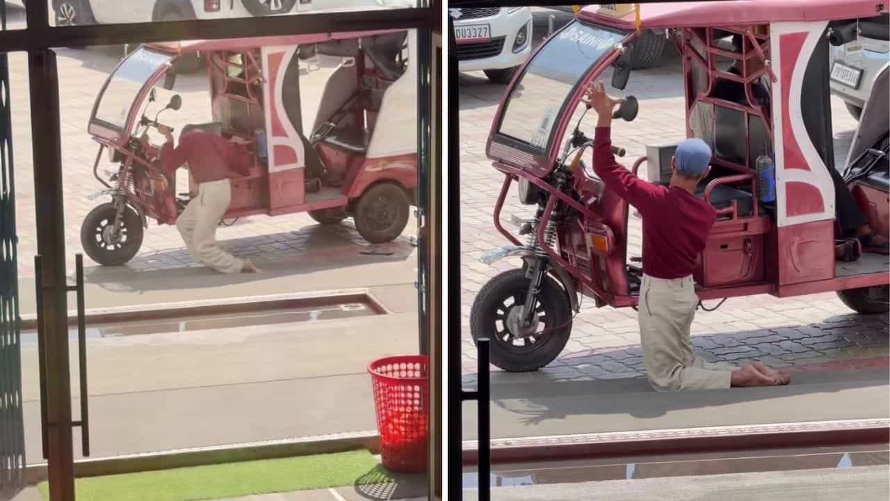 ਸਰੀਰ ਨੇ ਛੱਡ ਦਿੱਤਾ ਸਾਥ, ਪਰ ਹਿੰਮਤ ਨਹੀਂ ਹਾਰੀ... ਅਪਾਹਜ ਈ-ਰਿਕਸ਼ਾ ਡਰਾਈਵਰ ਦੀ ਇਹ ਵੀਡੀਓ ਦੇਖ ਕੇ ਲੋਕ ਹੋਏ ਭਾਵੁਕ