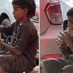 ਸੁੱਕੀ ਰੋਟੀ ਚਬਾਉਂਦਿਆਂ ਮਾਸੂਮ ਦਾ ਵੀਡੀਓ ਦੇਖ ਕੇ ਭਰ ਆਉਣਗੀਆਂ ਅੱਖਾਂ, ਲੋਕ ਬੋਲੇ-, “ਭੁੱਖ ਸੁਆਦ ਨਹੀਂ, ਸਮਝੌਤਾ ਸਿਖਾਉਂਦੀ ਹੈ”