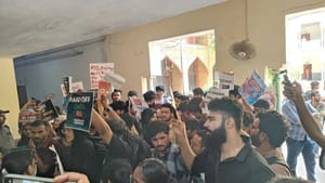 ਜਾਮੀਆ 'ਚ RSS ਦੇ ਪ੍ਰੋਗਰਾਮ 'ਤੇ AISA ਨੇ ਚੁੱਕੇ ਸਵਾਲ, ਜੋਰਦਾਰ ਪ੍ਰਦਰਸ਼ਨ