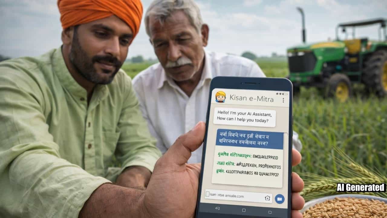 ਕੀ ਹੈ Kisan e‑Mitra? ਕਿਸਾਨਾਂ ਦੀ ਮਦਦ ਕਰ ਰਿਹਾ AI ਚੈਟਬੋਟ, ਦਿੰਦਾ ਹੈ ਇਹ ਜ਼ਰੂਰੀ ਜਾਣਕਾਰੀ