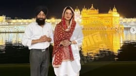 ਅੰਮ੍ਰਿਤਸਰ 'ਚ ਸ਼ੂਟਿੰਗ ਤੋਂ ਬਾਅਦ ਪ੍ਰਿਯੰਕਾ ਚੋਪੜਾ ਦੇ ਦਰਬਾਰ ਸਾਹਿਬ ਟੇਕਿਆ ਮੱਥਾ