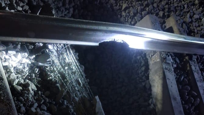 ਪਟਿਆਲਾ 'ਚ ਰੇਲਵੇ ਟ੍ਰੈਕ 'ਤੇ ਧਮਾਕਾ, ਮੌਕੇ 'ਤੇ ਮਿਲੀ ਸ਼ੱਕੀ ਵਿਅਕਤੀ ਦੀ ਲਾਸ਼