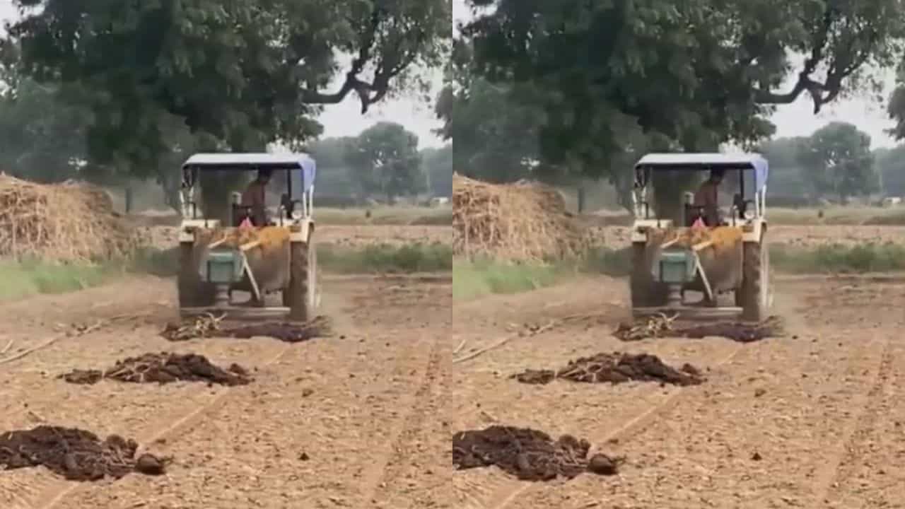 Viral Video: ਆਦਮੀ ਨੇ ਟਰੈਕਟਰ ਅਤੇ ਮਸ਼ੀਨਰੀ ਦੀ ਕੀਤੀ ਵਰਤੋਂ, ਵਾਇਰਲ ਹੋਇਆ ਵੀਡੀਓ ਦੇਖ ਹੈਰਾਨ ਹੋ ਜਾਓਗੇ