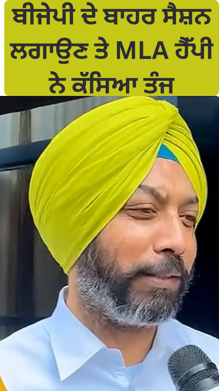 ਸਪੈਸ਼ਲ ਸੈਸ਼ਨ ਮੌਕੇ BJP ਨੇ ਬਾਹਰ ਲਗਾਇਆ ਇਜਲਾਸ ਤਾਂ AAP MLA ਨੇ ਇੰਝ ਕੱਸਿਆ ਤੰਜ
