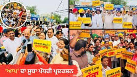 ਕੈਬਨਿਟ ਮੰਤਰੀ ਸੰਜੀਵ ਅਰੋੜਾ ਦੀ ਗ੍ਰਿਫ਼ਤਾਰੀ ‘ਤੇ ‘ਆਪ’ ਦਾ ਪੰਜਾਬ ਭਰ ‘ਚ ਪ੍ਰਦਰਸ਼ਨ, ਫੂਕੇ ਕੇਂਦਰ ਸਰਕਾਰ ਦੇ ਪੁਤਲੇ...