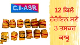 ਅੰਮ੍ਰਿਤਸਰ ਕਾਊਂਟਰ ਇੰਟੈਲੀਜੈਂਸ ਵੱਲੋਂ 12 ਕਿਲੋ ਹੈਰੋਇਨ ਜ਼ਬਤ, 3 ਤਸਕਰਾਂ ਕਾਬੂ
