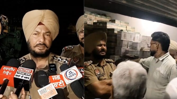ਚੋਣਾਂ ਤੋਂ ਪਹਿਲਾਂ ਰਤਨਗੜ੍ਹ ਇਲਾਕੇ 'ਚੋਂ ਕਰੋੜਾਂ ਰੁਪਏ ਦੀ ਵਿਦੇਸ਼ੀ ਸ਼ਰਾਬ ਬਰਾਮਦ