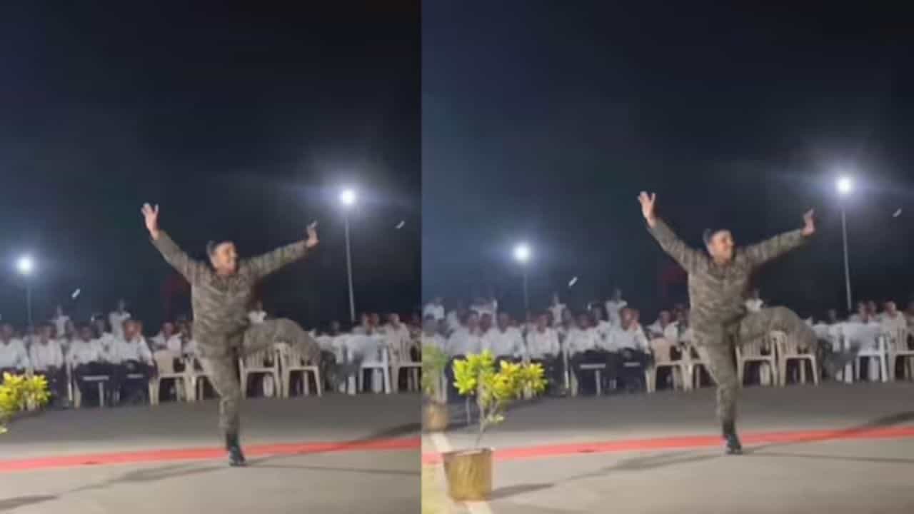 Soldier dance viral video: ਪੰਜਾਬੀ ਗਾਣੇ ਤੇ ਫੌਜੀ ਦਾ ਧਮਾਕੇਦਾਰ ਡਾਂਸ ਵਾਇਰਲ, ਹਰ ਕੋਈ ਕਰ ਰਿਹਾ ਤਾਰੀਫ਼ Soldier dance viral video: ਪੰਜਾਬੀ ਗਾਣੇ ਤੇ ਫੌਜੀ ਦਾ ਧਮਾਕੇਦਾਰ ਡਾਂਸ ਵਾਇਰਲ, ਹਰ ਕੋਈ ਕਰ ਰਿਹਾ ਤਾਰੀਫ਼