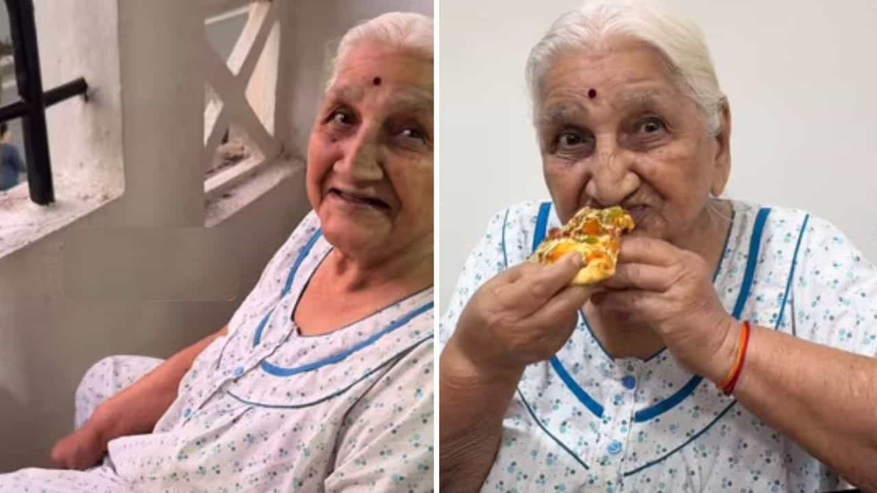 Viral Video: ਹਰ 92 ਸਾਲ ਦੇ ਬਜ਼ੁਰਗ ਨੂੰ ਖਿਚੜੀ ਪਸੰਦ ਨਹੀਂ ਹੁੰਦੀ! ਦਾਦੀ ਦਾ ਪਿੱਜ਼ਾ ਸਵੈਗ ਹੋਇਆ ਵਾਇਰਲ, ਦੇਖੋ ਵੀਡੀਓ Viral Video: ਹਰ 92 ਸਾਲ ਦੇ ਬਜ਼ੁਰਗ ਨੂੰ ਖਿਚੜੀ ਪਸੰਦ ਨਹੀਂ ਹੁੰਦੀ! ਦਾਦੀ ਦਾ ਪਿੱਜ਼ਾ ਸਵੈਗ ਹੋਇਆ ਵਾਇਰਲ, ਦੇਖੋ ਵੀਡੀਓ