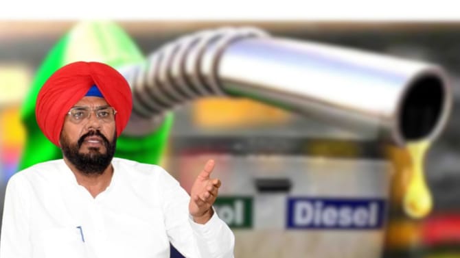 ਈਂਧਨ ਦੀਆਂ ਕੀਮਤਾਂ 'ਤੇ ਧਾਲੀਵਾਲ ਹਮਲਾਵਰ, ਬੋਲੇ- BJP ਨੂੰ ਚੋਣਾਂ 'ਚ ਦਿਓ ਜਵਾਬ