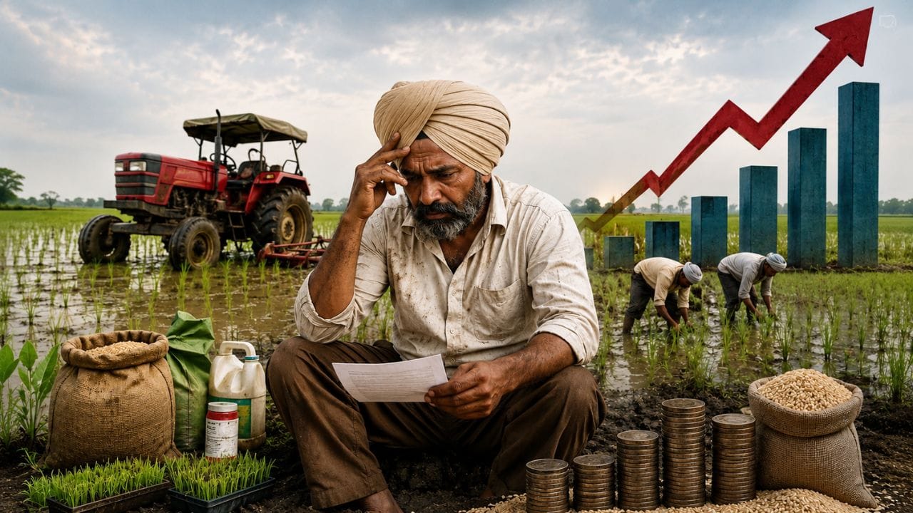 ਖੇਤੀਬਾੜੀ ‘ਤੇ ਮਹਿੰਗਾਈ ਦੀ ਮਾਰ, ਵਧਦੀ ਲਾਗਤ ਤੇ ਘੱਟ ਮੁਨਾਫ਼ਾ ਕਿਸਾਨਾਂ ਲਈ ਬਣਿਆ ਚੁਣੌਤੀ