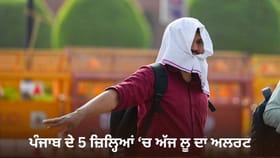 ਪੰਜਾਬ ਦੇ 5 ਜ਼ਿਲ੍ਹਿਆਂ 'ਚ ਅੱਜ ਲੂ ਦਾ ਅਲਰਟ, ਵੱਧੋ-ਵੱਧ ਤਾਪਮਾਨ 43.1 ਡਿਗਰੀ