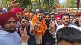 ਬਰਨਾਲਾ ਨਗਰ ਨਿਗਮ ਨੂੰ ਮਿਲਿਆ ਪਹਿਲਾ ਮੇਅਰ, ਹਸਨਪ੍ਰੀਤ ਭਾਰਦਵਾਜ ਦੀ ਤਾਜਪੋਸ਼ੀ