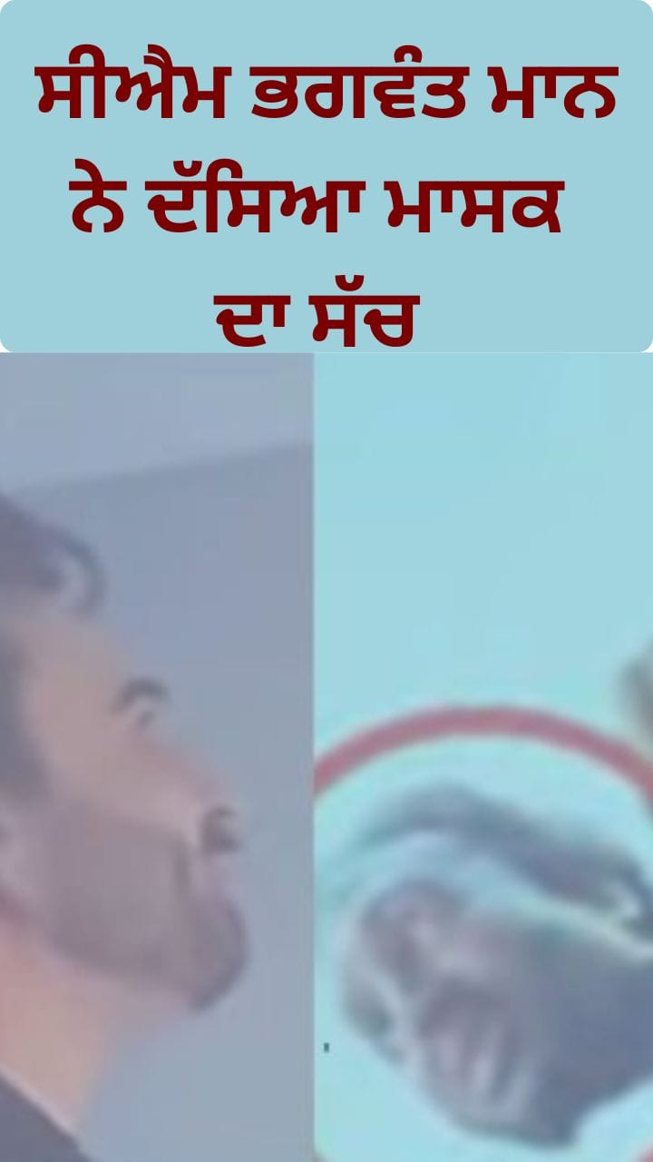 Viral Video: ਸੀਐਮ ਮਾਨ ਨੇ ਦੱਸੀ ਫੇਸ ਮਾਸਕ ਦੀ ਪੂਰੀ ਕਹਾਣੀ