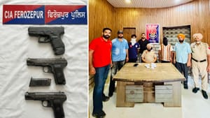 ਫਿਰੋਜ਼ਪੁਰ 'ਚ 2 ਹਥਿਆਰ ਤਸਕਰ ਕਾਬੂ, ਸਰਹੱਦ ਪਾਰ ਨੈੱਟਵਰਕ ਦਾ ਖੁਲਾਸਾ