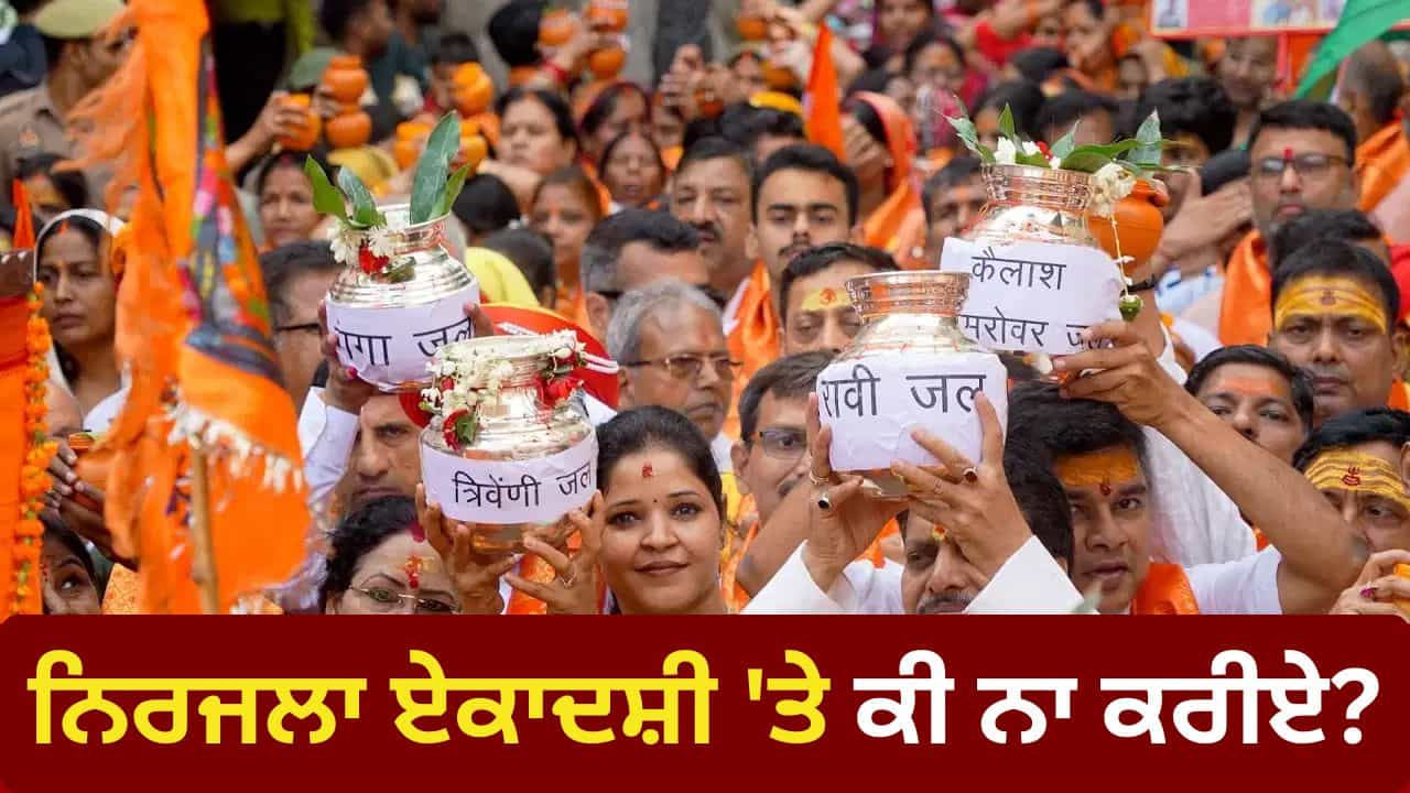 Nirjala Ekadashi 2026: ਨਿਰਜਲਾ ਏਕਾਦਸ਼ੀ ਤੇ ਇਹ ਇੱਕ ਗਲਤੀ ਵਿਗਾੜ ਸਕਦੀ ਹੈ ਸਾਰਾ ਪੁੰਨ, ਜਾਣੋ ਕਿਹੜੇ ਕੰਮਾਂ ਤੋਂ ਰਹੀਏ ਦੂਰ