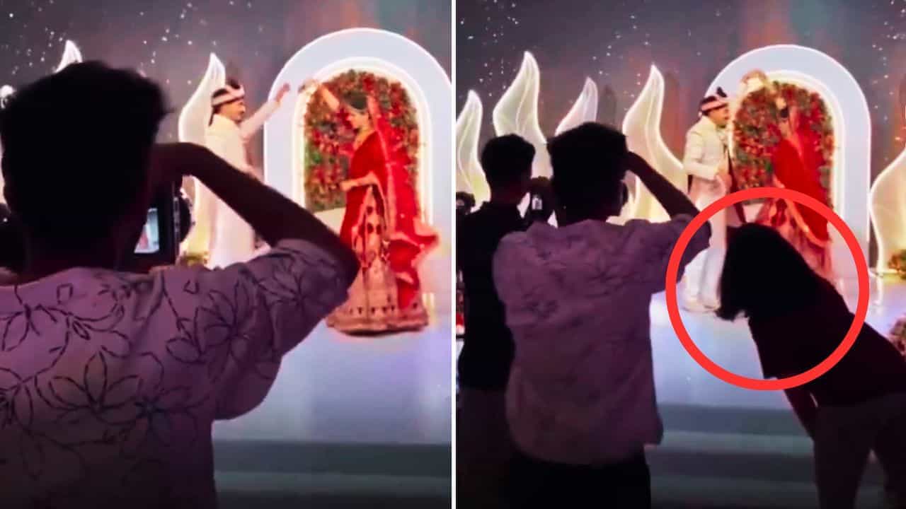 Viral Video: ਵਿਆਹ ਦੇ ਫੋਟੋਸ਼ੂਟ ਚ ਹੋਇਆ ਹੰਗਾਮਾ! ਕੈਮਰਾਮੈਨ ਨੇ ਕੁੜੀ ਦਾ ਫੋਨ ਚੁੱਕ ਕੇ ਸੁੱਟਿਆ