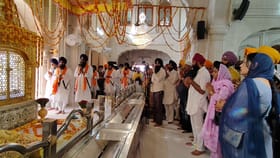 ਸ਼ਰਧਾ ਤੇ ਸਤਿਕਾਰ ਨਾਲ ਮਨਾਇਆ ਜਾ ਰਿਹਾ ਛੇਵੇਂ ਪਾਤਸ਼ਾਹ ਜੀ ਦਾ ਗੁਰਤਾਗੱਦੀ ਦਿਵਸ