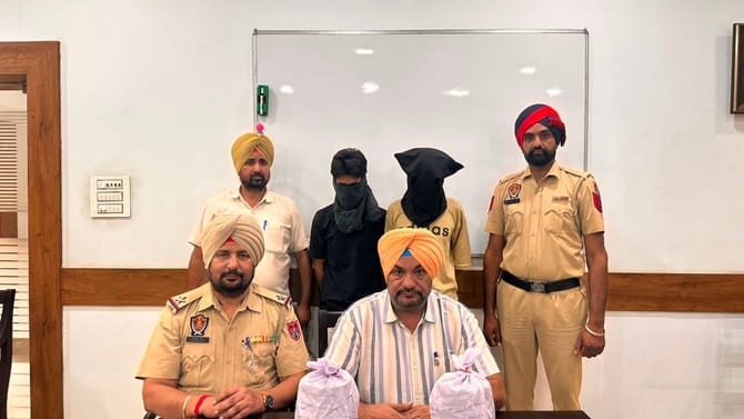ਜਲੰਧਰ: ਕ੍ਰਾਈਮ ਬ੍ਰਾਂਚ ਵੱਲੋਂ ਅੱਧਾ ਕਿਲੋ ਹੈਰੋਇਨ ਤੇ ਅਫ਼ੀਮ ਸਮੇਤ 2 ਤਸਕਰ ਕਾਬੂ