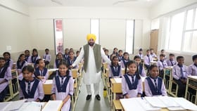 CM ਮਾਨ ਨੇ ਲੁਧਿਆਣਾ 'ਚ ਕੀਤਾ ਨਵੇਂ ਸਕੂਲ ਬਲਾਕ ਦਾ ਉਦਘਾਟਨ, ਸੁਧਰੇਗਾ ਢਾਂਚਾ