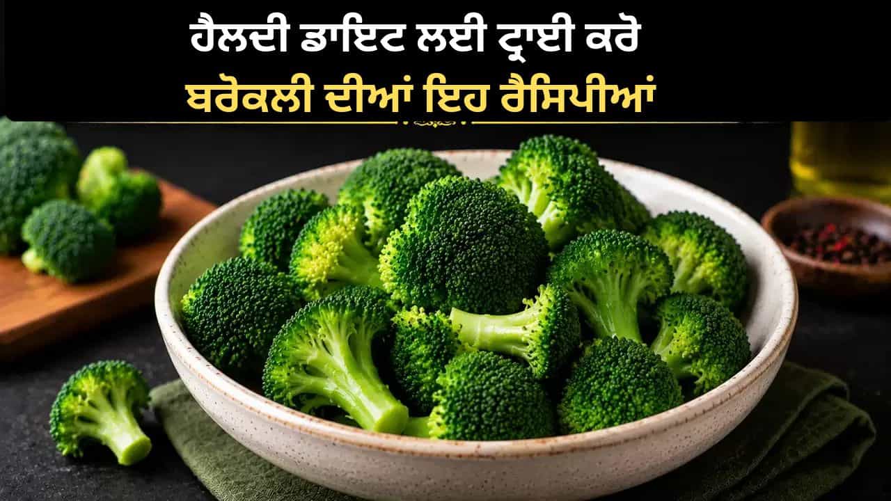 ਬਰੋਕਲੀ ਤੋਂ ਸਿਰਫ਼ ਸਲਾਦ ਨਹੀਂ, ਬਣਾਓ ਇਹ 5 ਸਵਾਦਿਸ਼ਟ ਅਤੇ ਹੈਲਦੀ ਡਿਸ਼ ਬਰੋਕਲੀ ਤੋਂ ਸਿਰਫ਼ ਸਲਾਦ ਨਹੀਂ, ਬਣਾਓ ਇਹ 5 ਸਵਾਦਿਸ਼ਟ ਅਤੇ ਹੈਲਦੀ ਡਿਸ਼