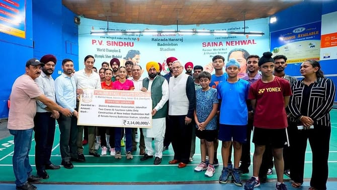 CM ਮਾਨ ਨੇ ਨੈਸ਼ਨਲ ਬੈਡਮਿੰਟਨ ਚੈਂਪੀਅਨਸ਼ਿਪ ਦੀਆਂ ਤਿਆਰੀਆਂ ਦਾ ਲਿਆ ਜਾਇਜ਼ਾ