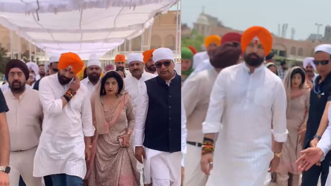 ਸ੍ਰੀ ਹਰਿਮੰਦਰ ਸਾਹਿਬ ਨਤਮਸਤਕ ਹੋਏ ਚਿਰਾਗ ਪਾਸਵਾਨ, ਸਰਬੱਤ ਦੇ ਭਲੇ ਦੀ ਕੀਤੀ ਅਰਦਾਸ