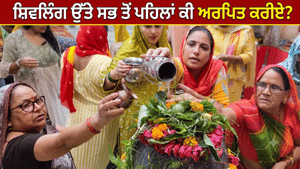 ਸਾਵਣ 'ਚ ਸ਼ਿਵਲਿੰਗ 'ਤੇ ਪਹਿਲਾਂ ਕੀ ਚੜ੍ਹਾਈਏ-ਜਲ ਜਾਂ ਦੁੱਧ? ਜਾਣੋ ਸਹੀ ਵਿਧੀ ਸਾਵਣ 'ਚ ਸ਼ਿਵਲਿੰਗ 'ਤੇ ਪਹਿਲਾਂ ਕੀ ਚੜ੍ਹਾਈਏ-ਜਲ ਜਾਂ ਦੁੱਧ? ਜਾਣੋ ਸਹੀ ਵਿਧੀ