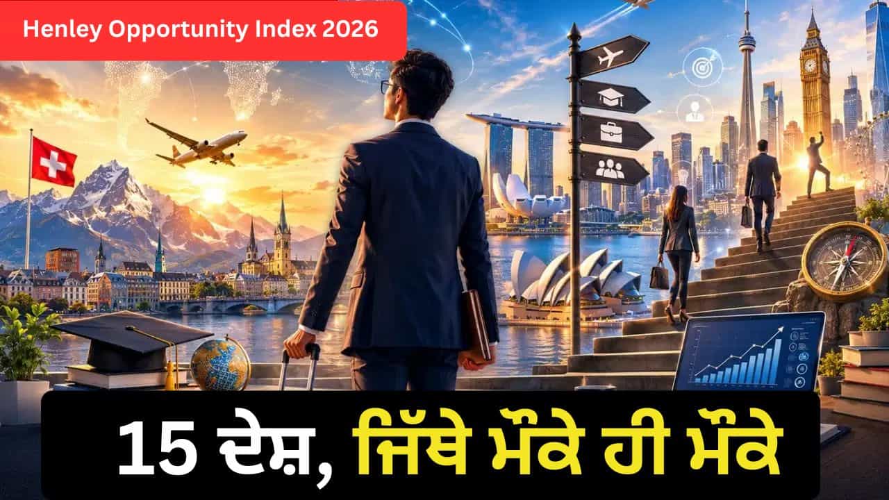 ਨੌਕਰੀ ਹੋਵੇ ਜਾਂ ਪੜ੍ਹਾਈ, ਜਾਣੋ ਕਿਹੜੇ ਹਨ ਦੁਨੀਆ ਦੇ ਟਾਪ-15 ਦੇਸ਼, ਅਮਰੀਕਾ-ਬ੍ਰਿਟੇਨ ਟਾਪ-3 ਤੋਂ ਬਾਹਰ
