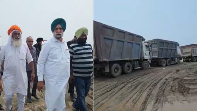 MP ਰੰਧਾਵਾ ਨੇ ਗੈਰ-ਕਾਨੂੰਨੀ ਮਾਈਨਿੰਗ 'ਤੇ ਮਾਰਿਆ ਛਾਪਾ, 2 ਜੇਸੀਬੀ ਜ਼ਬਤ; 1 ਕਾਬੂ