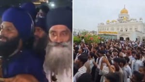 CJP ਪ੍ਰਦਰਸ਼ਨ ਵਿੱਚ ਨਿਹੰਗਾਂ ਦੀ ਐਂਟਰੀ, ਦੇਖ ਕੇ ਜੋਸ਼ 'ਚ ਆਏ ਵਿਦਿਆਰਥੀ