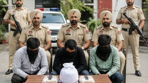 ਪਠਾਨਕੋਟ 'ਚ ਹੈਰੋਇਨ ਸਣੇ 3 ਨਸ਼ਾ ਤਸਕਰ ਕਾਬੂ, 'ਯੁੱਧ ਨਸ਼ਿਆ ਵਿਰੁੱਧ' ਤਹਿਤ ਕਾਰਵਾਈ ਪਠਾਨਕੋਟ 'ਚ ਹੈਰੋਇਨ ਸਣੇ 3 ਨਸ਼ਾ ਤਸਕਰ ਕਾਬੂ, 'ਯੁੱਧ ਨਸ਼ਿਆ ਵਿਰੁੱਧ' ਤਹਿਤ ਕਾਰਵਾਈ
