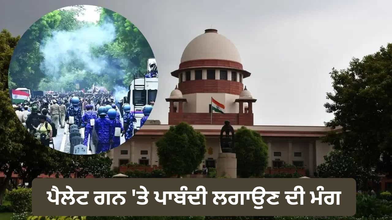 ਪੈਲੇਟ ਗਨ ਤੇ ਪਾਬੰਦੀ ਲਗਾਉਣ ਦੀ ਮੰਗ, ਸੁਪਰੀਮ ਕੋਰਟ ਵਿੱਚ ਦਾਇਰ ਕੀਤੀ ਗਈ ਪਟੀਸ਼ਨ