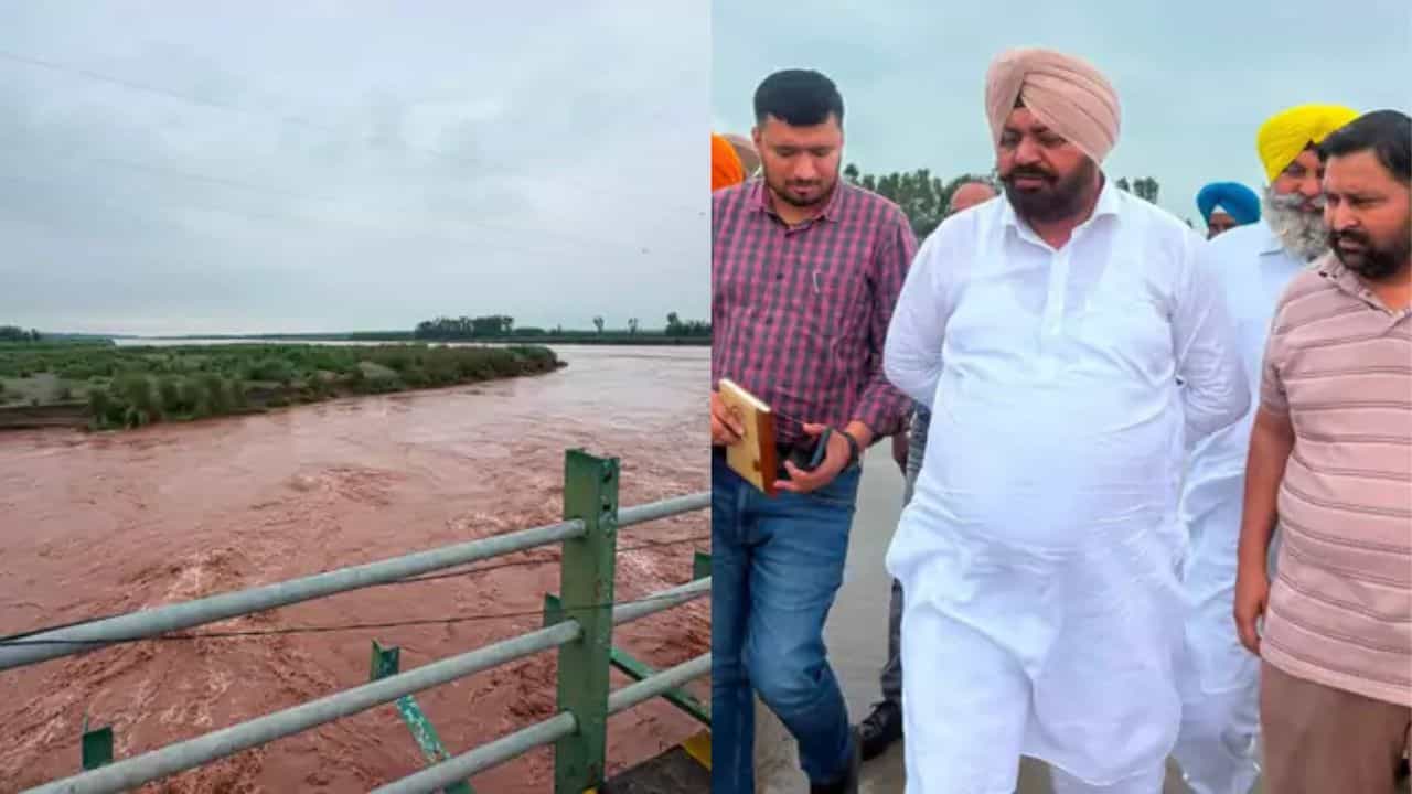 ਡੇਰਾ ਬਾਬਾ ਨਾਨਕ ਚ ਉਫ਼ਾਨ ਤੇ ਰਾਵੀ ਦਰਿਆ, ਹੜ ਦਾ ਬਣਿਆ ਖਤਰਾ; ਹਲਕਾ ਵਿਧਾਇਕ ਨੇ ਲਿਆ ਜਾਇਜ਼ਾ