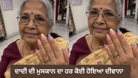 ਦਾਦੀ ਦੇ ਖੂਬਸੂਰਤ ਨੱਖੁੰਨਾਂ ਅਤੇ ਮੁਸਕਾਨ ਨੇ ਜਿੱਤਿਆ ਲੋਕਾਂ ਦਾ ਦਿਲ- VIDEO