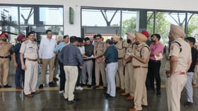 PM ਦੀ ਫੇਰੀ ਤੋਂ ਪਹਿਲਾਂ ਸਟੇਸ਼ਨ 'ਤੇ ਸੁਰੱਖਿਆ ਤੈਨਾਤ, DC ਤੇ CP ਨੇ ਕੀਤੀ ਜਾਂਚ