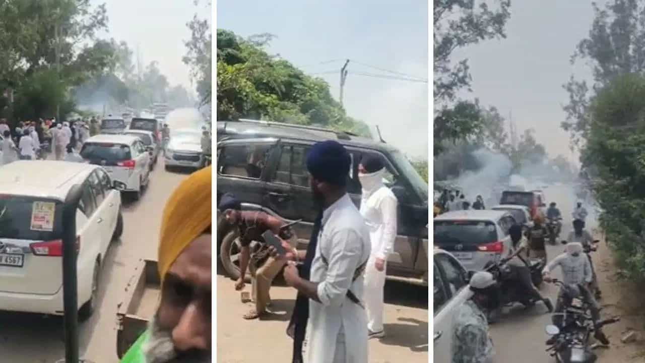 ਅੰਬਾਲਾ ਚ NH-44 ਬਣਿਆ ਅਖਾੜਾ, 6 ਘੰਟੇ ਜਾਮ ਤੋਂ ਬਾਅਦ ਚੱਲੀਆਂ ਲਾਠੀਆਂ ਤੇ ਅੱਥਰੂ ਗੈਸ; DSP ਸਮੇਤ 7 ਪੁਲਿਸ ਮੁਲਾਜ਼ਮ ਜ਼ਖ਼ਮੀ