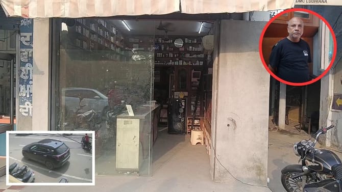 ਬਟਾਲਾ 'ਚ ਮੈਡੀਕਲ ਸਟੋਰ 'ਤੇ ਗੋਲੀਬਾਰੀ ਦੀ ਕੋਸ਼ਿਸ਼, CCTV ਖੰਗਾਲ ਰਹੀ ਪੁਲਿਸ