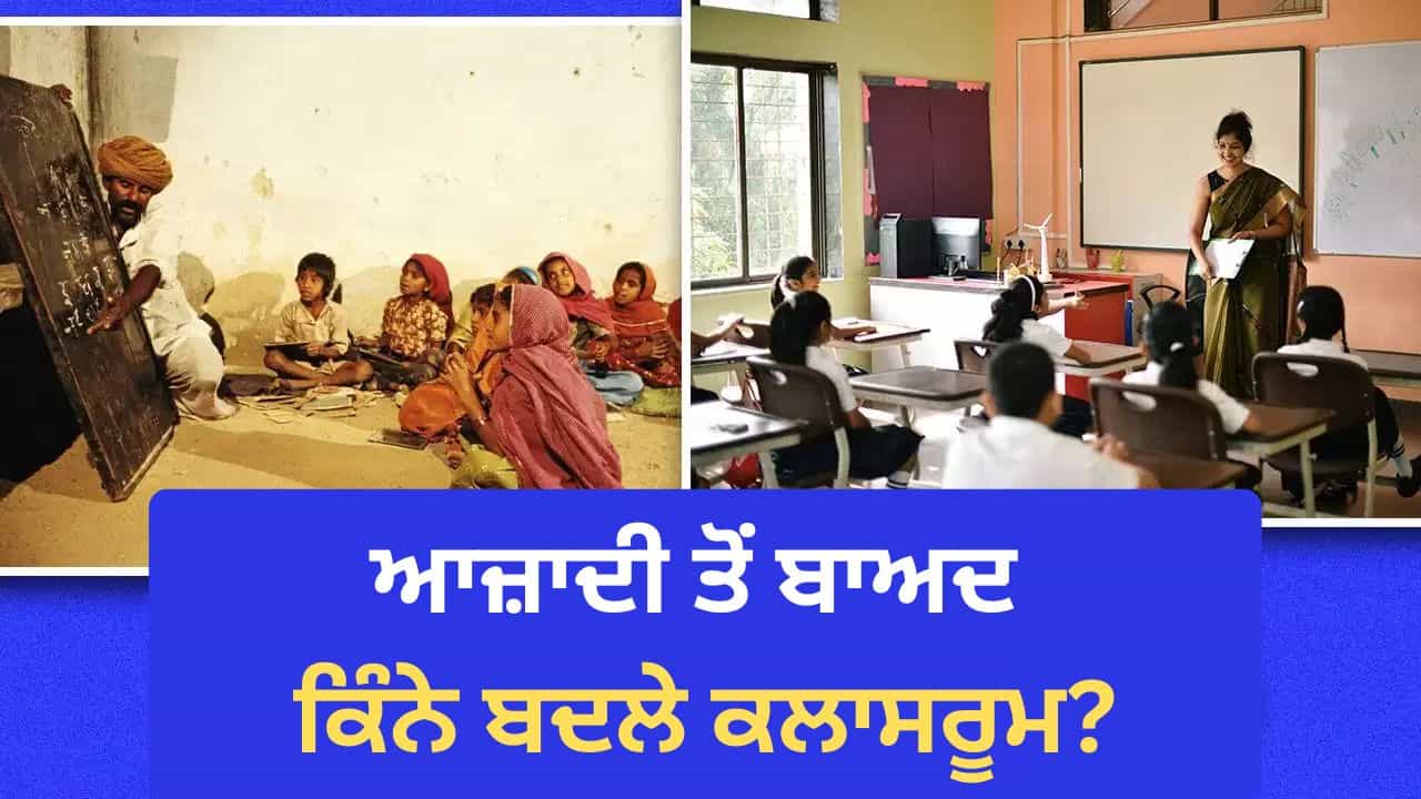ਲੱਕੜ ਦੀ ਤਖ਼ਤੀ ਤੋਂ ਸਮਾਰਟ ਬੋਰਡ ਤੱਕ ਕਿੰਨਾ ਬਦਲ ਗਿਆ ਸਿੱਖਿਆ ਪ੍ਰਣਾਲੀ, ਦੇਸ਼ ਦੇ ਕਿੰਨੇ ਸਰਕਾਰੀ ਸਕੂਲਾਂ ਵਿੱਚ ਡਿਜ਼ੀਟਲ ਕਲਾਸਰੂਮ? ਲੱਕੜ ਦੀ ਤਖ਼ਤੀ ਤੋਂ ਸਮਾਰਟ ਬੋਰਡ ਤੱਕ ਕਿੰਨਾ ਬਦਲ ਗਿਆ ਸਿੱਖਿਆ ਪ੍ਰਣਾਲੀ, ਦੇਸ਼ ਦੇ ਕਿੰਨੇ ਸਰਕਾਰੀ ਸਕੂਲਾਂ ਵਿੱਚ ਡਿਜ਼ੀਟਲ ਕਲਾਸਰੂਮ?