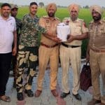 ਤਰਨਤਾਰਨ ਸਰਹੱਦ ‘ਤੇ ਕਿਸਾਨ ਦੇ ਖੇਤ ‘ਚੋਂ ਮਿਲੀ 4.4 ਕਿਲੋ ਹੈਰੋਇਨ ਦੀ ਵੱਡੀ ਖ਼ੇਪ, ਤਸਕਰਾਂ ਦੀ ਭਾਲ ਤੇਜ਼