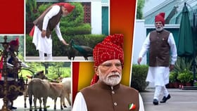 ਲਾਲ ਕਿਲ੍ਹੇ ਜਾਣ ਤੋਂ ਪਹਿਲਾਂ PM ਨੇ ਗਊਆਂ-ਮੋਰਾਂ ਨਾਲ ਸਾਂਝੀ ਕੀਤੀ ਖ਼ਾਸ ਵੀਡੀਓ