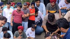 PU ਕੈਂਪਸ 'ਚ ਹਮਲੇ ਖ਼ਿਲਾਫ਼ ਵਿਦਿਆਰਥੀਆਂ ਦਾ ਧਰਨਾ, ਗੇਟ ਨੰਬਰ 2 ਕੀਤਾ ਬੰਦ