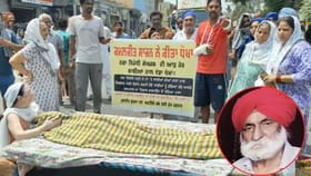 ਐਂਟੀ ਡਰੱਗ ਕਮੇਟੀ ਹਮਲਾ: ਨੌਜਵਾਨ ਦੇ ਪਿਤਾ ਦੀ ਮੌਤ ਮਗਰੋਂ ਸੜਕ 'ਤੇ ਲਗਾਇਆ ਜਾਮ