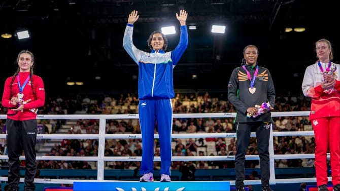 CWG 2026: ਭਾਰਤ ਦੀਆਂ 8 ਧੀਆਂ ਬਣੀਆਂ ਚੈਂਪੀਅਨ, ਗੋਲਡ ਮੈਡਲ ਜਿੱਤ ਰਚਿਆ ਇਤਿਹਾਸ