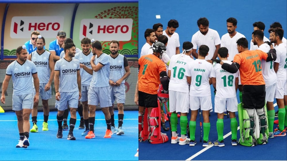 ਪੁਰਸ਼ ਹਾਕੀ ਵਰਲਡ ਕੱਪ 2026 ਵਿੱਚ ਭਾਰਤ ਦਾ ਮੁਕਾਬਲਾ ਆਪਣੇ ਚਿਰ-ਪ੍ਰਤੀਦੰਦੀ ਪਾਕਿਸਤਾਨ ਨਾਲ ਹੈ। ਇਹ ਮੁਕਾਬਲਾ 19 ਅਗਸਤ ਯਾਨੀ ਬੁੱਧਵਾਰ ਸ਼ਾਮ 6:30 ਵਜੇ ਖੇਡਿਆ ਜਾਵੇਗਾ। ਭਾਰਤ-ਪਾਕਿਸਤਾਨ ਦੇ ਇਸ ਮੁਕਾਬਲੇ ਤੋਂ ਪਹਿਲਾਂ ਇਹ ਜਾਣਨਾ ਵੀ ਜ਼ਰੂਰੀ ਹੈ ਕਿ ਦੋਵੇਂ ਟੀਮਾਂ ਦੇ ਖਿਡਾਰੀਆਂ ਨੂੰ ਕਿੰਨੀ ਤਨਖਾਹ ਮਿਲਦੀ ਹੈ ਅਤੇ ਇਸ ਵਿੱਚ ਕਿੰਨਾ ਅੰਤਰ ਹੈ। (Photo: PTI/Getty)