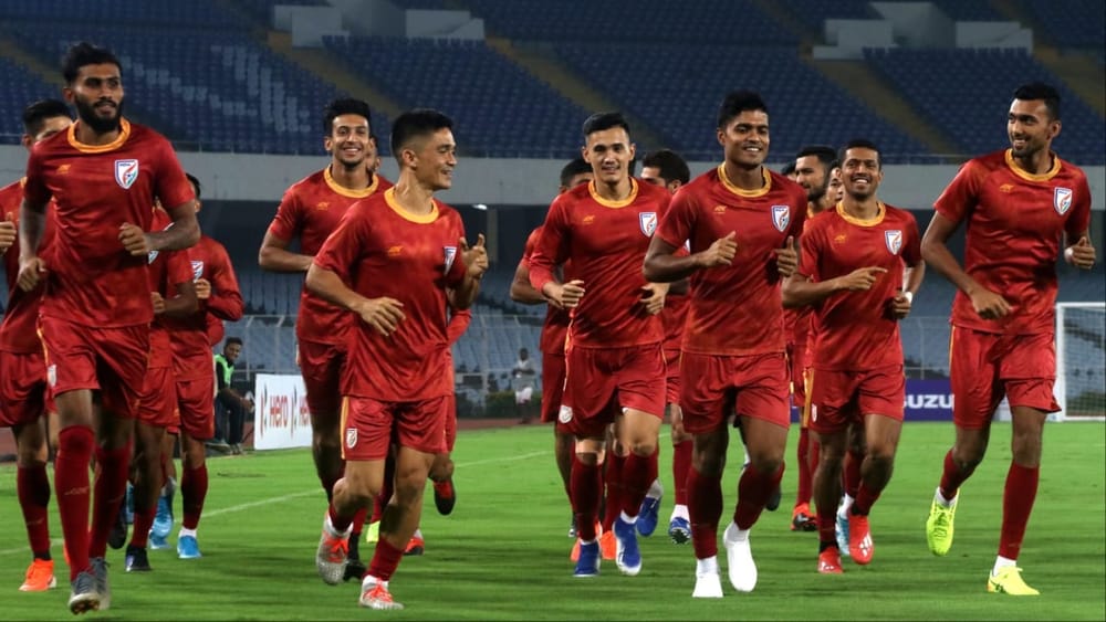 FIFA World Cup 2026 ਤਾਂ ਖ਼ਤਮ ਹੋ ਗਿਆ ਹੈ। ਪਰ ਹੁਣ ਭਾਰਤੀ ਫੁੱਟਬਾਲ ਟੀਮ ਇਸ ਵਿੱਚ ਖੇਡਣ ਵਾਲੀਆਂ 5 ਟੀਮਾਂ ਦੀ ਚੁਣੌਤੀ ਦਾ ਸਾਹਮਣਾ ਕਰੇਗੀ। ਇਹ ਸਾਰੇ ਮੁਕਾਬਲੇ ਇਸੇ ਸਾਲ ਖੇਡੇ ਜਾਣਗੇ। (Photo: PTI/Getty)