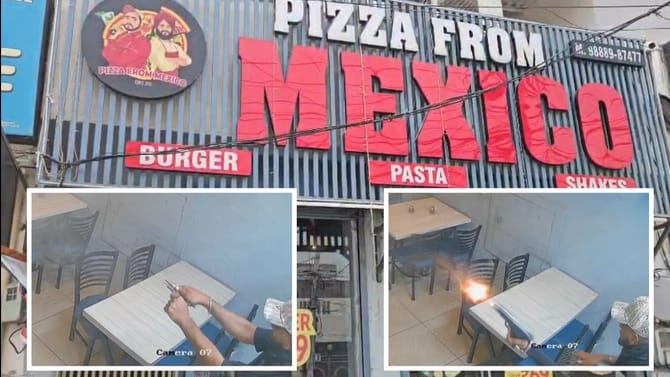 ਲੁਧਿਆਣਾ: Pizza ਸ਼ੌਪ 'ਚ ਅੰਨ੍ਹੇਵਾਹ ਫਾਇਰਿੰਗ, CCTV 'ਚ ਘਟਨਾ ਕੈਦ