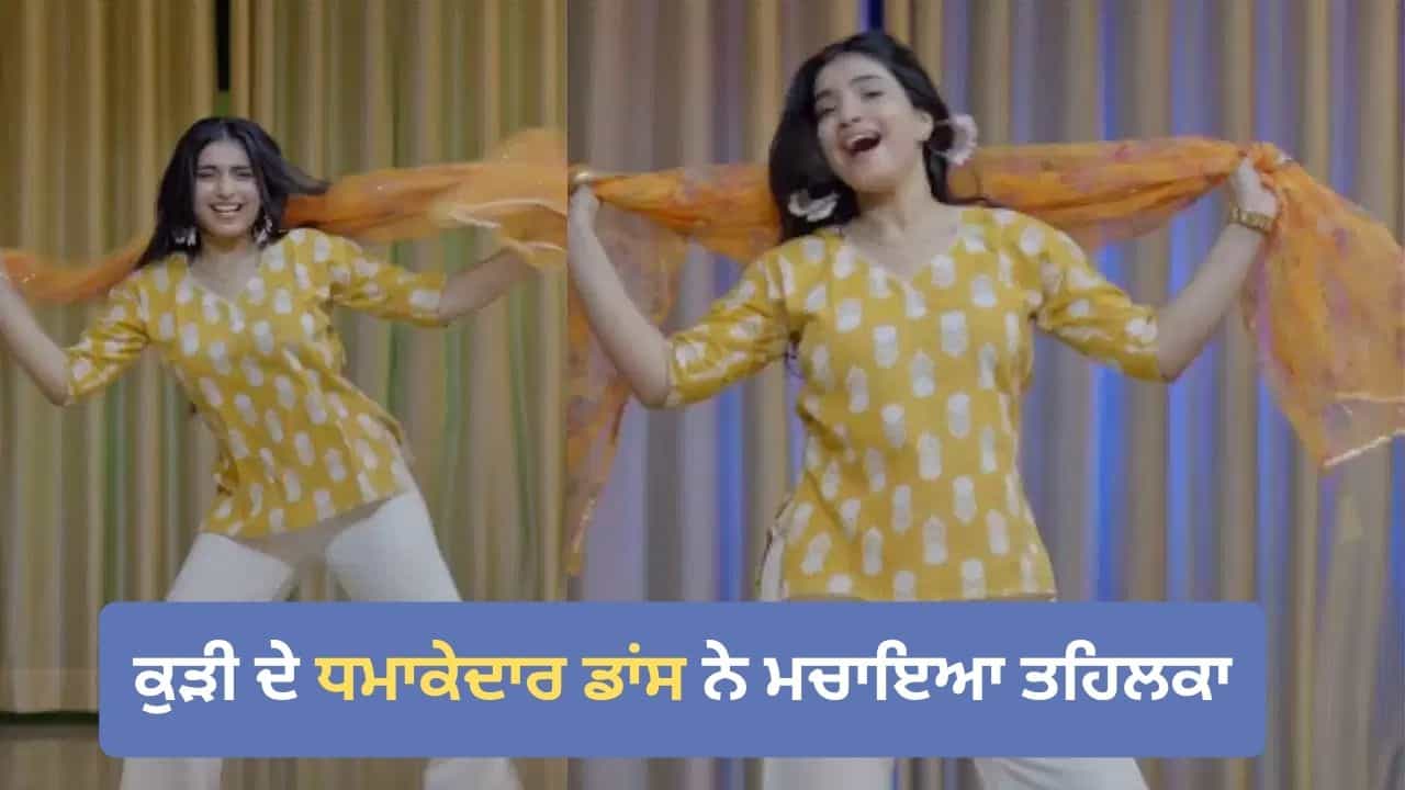 Viral Dance Video: ਕੁੜੀ ਦੇ ਧਮਾਕੇਦਾਰ ਡਾਂਸ ਨੇ ਮਚਾਇਆ ਤਹਿਲਕਾ, ਮੂਵਜ਼ ਤੇ ਕਾਤਿਲ ਐਕਸਪ੍ਰੈਸ਼ਨ ਦੇਖ ਫੈਨ ਹੋਏ ਲੋਕ