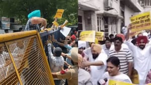 ਸੱਜਣ ਕੁਮਾਰ ਭੋਗ ਵਿਵਾਦ: ਪੰਜਾਬ 'ਚ BJP ਖ਼ਿਲਾਫ਼ AAP ਦਾ ਜ਼ੋਰਦਾਰ ਪ੍ਰਦਰਸ਼ਨ ਸੱਜਣ ਕੁਮਾਰ ਭੋਗ ਵਿਵਾਦ: ਪੰਜਾਬ 'ਚ BJP ਖ਼ਿਲਾਫ਼ AAP ਦਾ ਜ਼ੋਰਦਾਰ ਪ੍ਰਦਰਸ਼ਨ