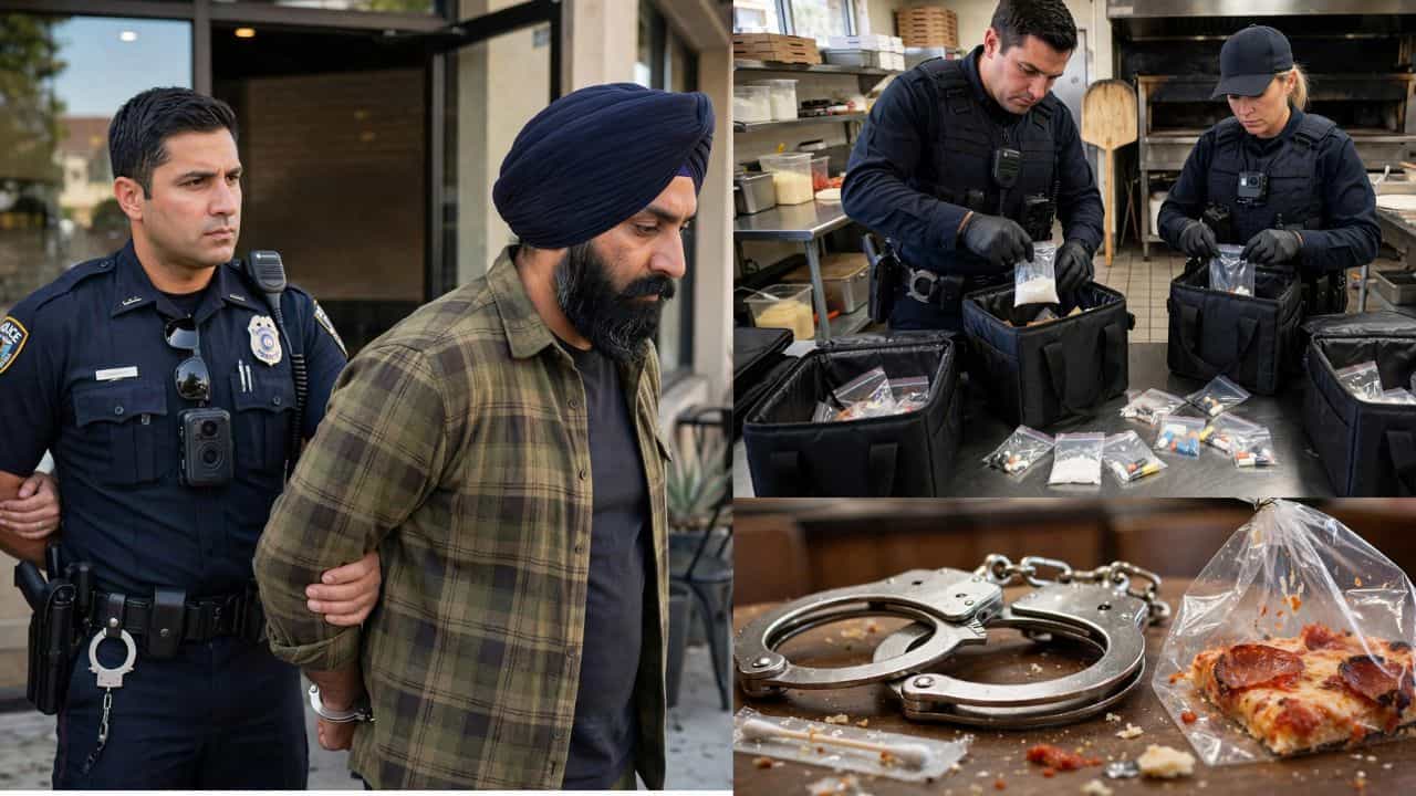 ਕੈਲੀਫੋਰਨੀਆ ਚ ਪੀਜ਼ਾ ਰੈਸਟੋਰੈਂਟ ਦੀ ਆੜ ਚ ਚੱਲ ਰਿਹਾ ਸੀ ਡਰੱਗ ਸਿੰਡਿਕੇਟ, ਪੰਜਾਬੀ ਸ਼ਖਸ ਗ੍ਰਿਫ਼ਤਾਰ, 40 ਕਿਲੋ ਕੋਕੀਨ ਤੇ ਹਥਿਆਰ ਬਰਾਮਦ